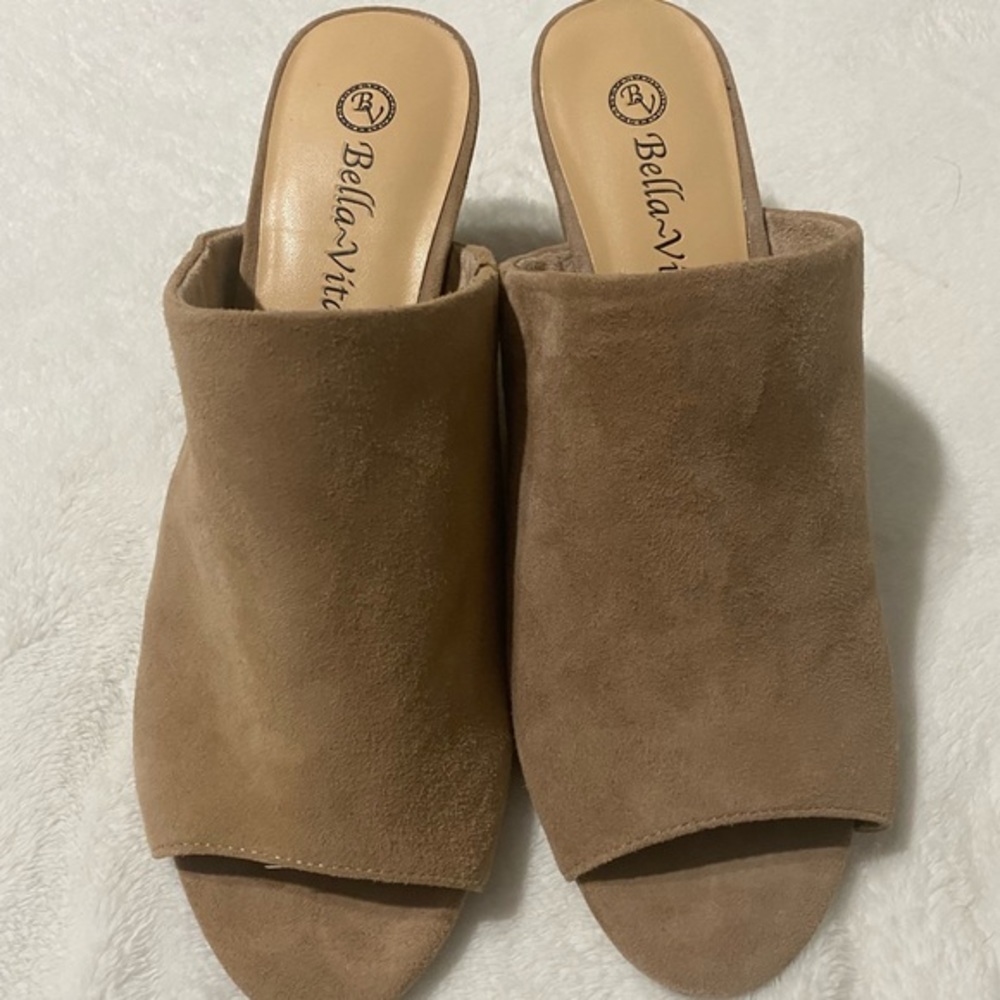 Bella-Vita leather slide sandals